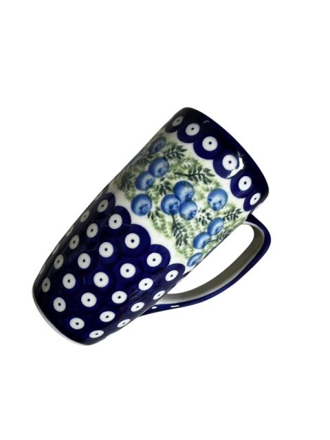 Kubek ceramiczny Latte Jagódki dek. 285