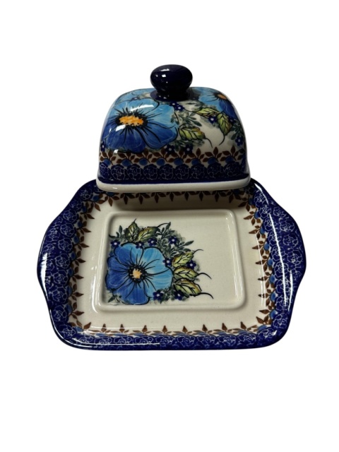 Maselnica ceramiczna Kwiaty