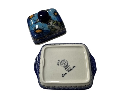 Maselnica ceramiczna Kwiaty