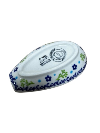 Podstawka ceramiczna  na łyżkę BIEDRONKI mała