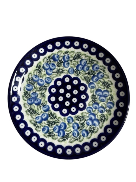 Talerz śniadaniowy 19 cm Jagódki dek 285 (II gatunek)