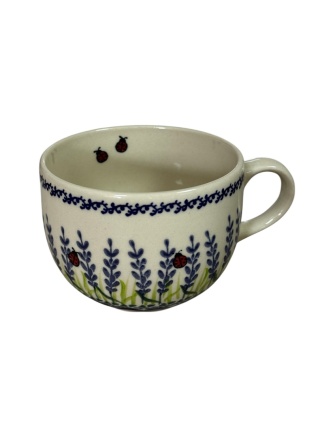 Kubek ceramiczny JUMBO Lawenda