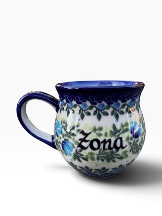 Kubek ceramiczny Bell dek. 292 "Żona"