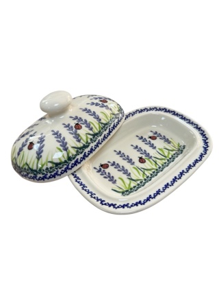 Maselnica ceramiczna głęboka Lawenda