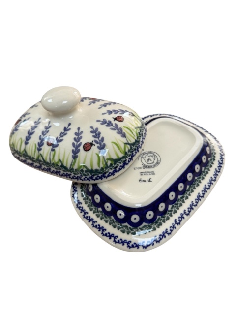 Maselnica ceramiczna głęboka Lawenda
