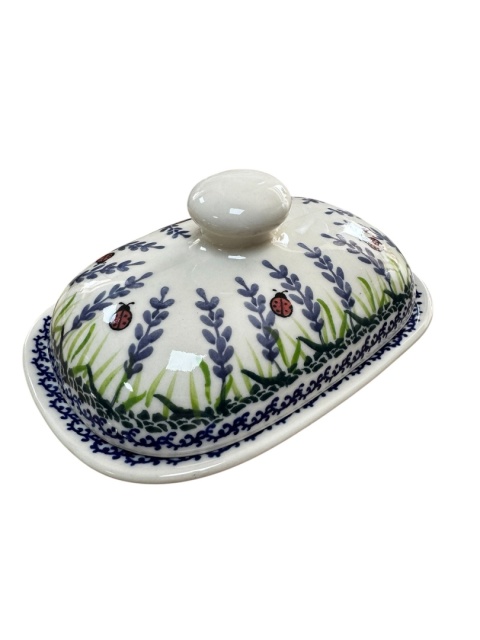 Maselnica ceramiczna głęboka Lawenda