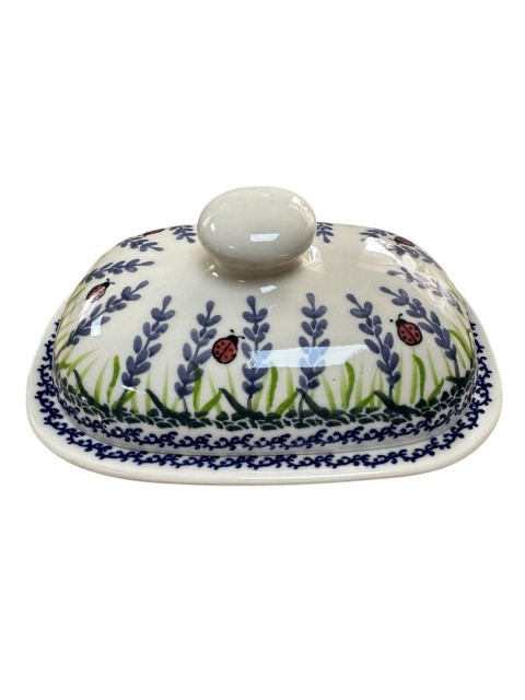 Maselnica ceramiczna głęboka Lawenda