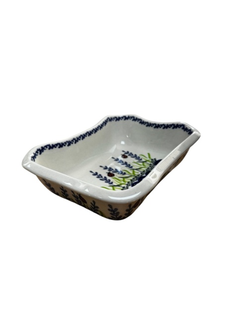 Miska ceramiczna Kanciata mała Lawenda