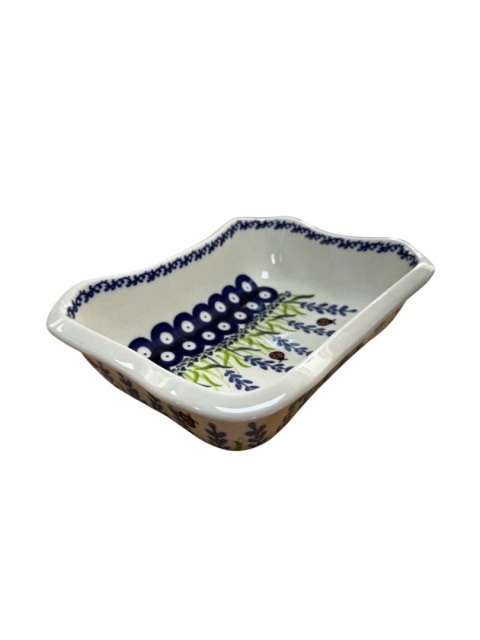 Miska ceramiczna Kanciata mała Lawenda