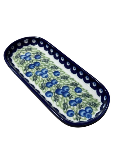 Półmisek ceramiczny / tacka mała Jagódki dek. 285