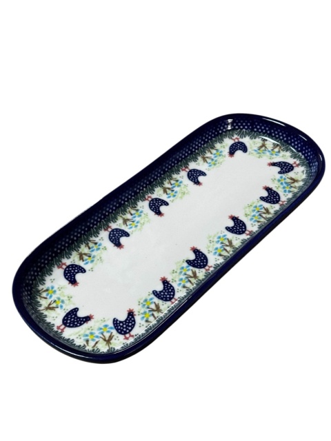 Półmisek ceramiczny / tacka KURKI dek. 275